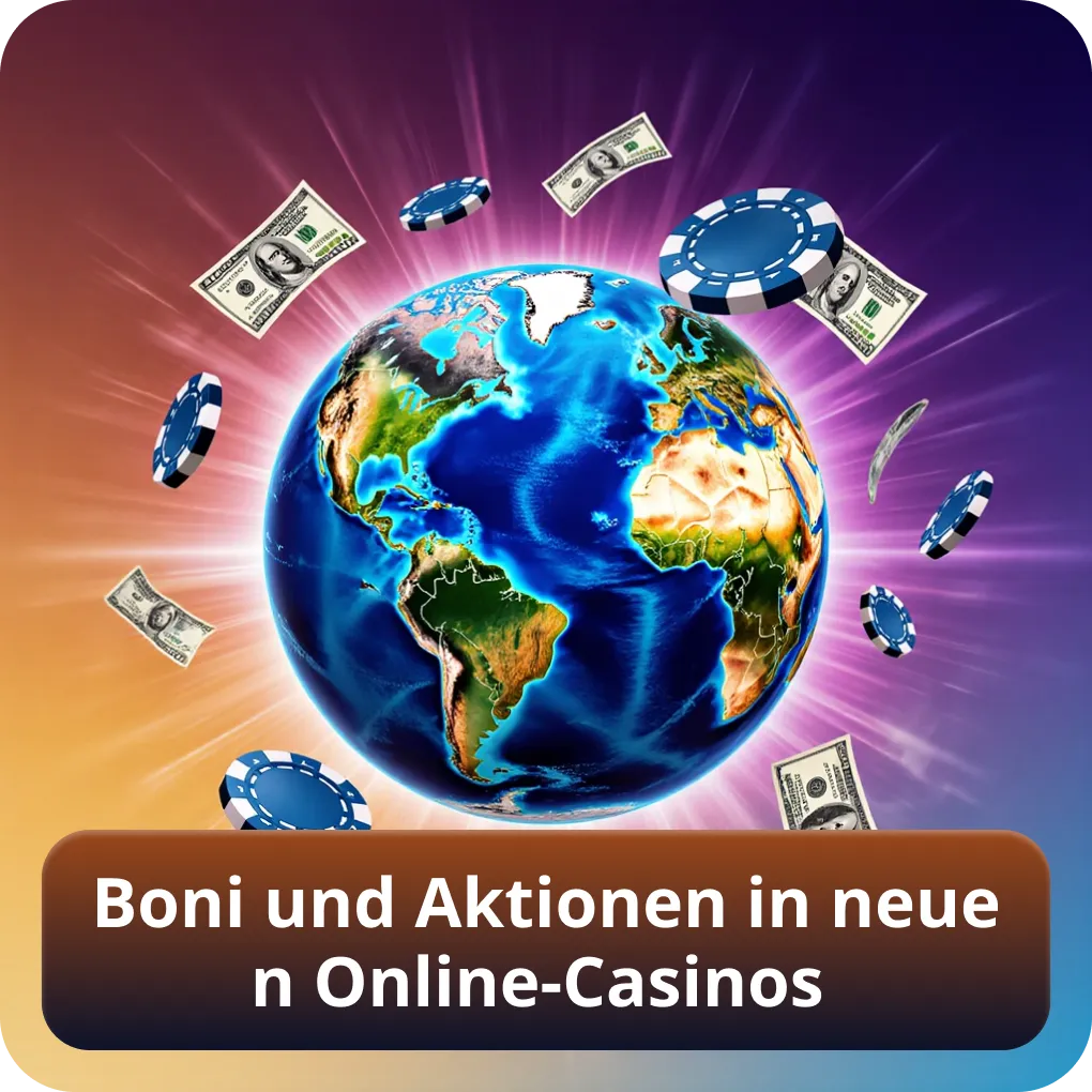 Boni und Aktionen in neuen Online-Casinos