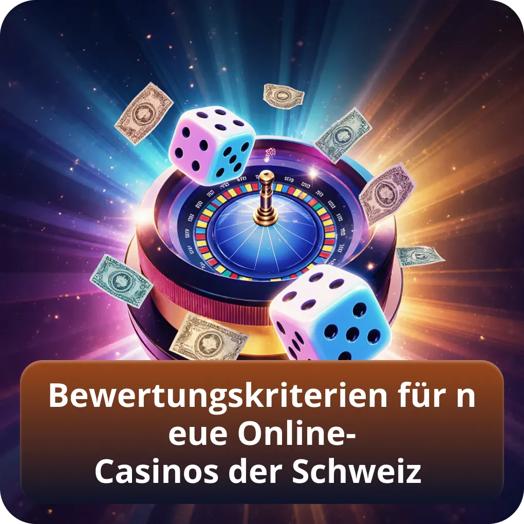 Bewertungskriterien für neue Online-Casinos der Schweiz