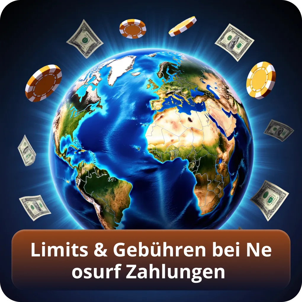 Limits & Gebühren bei Neosurf Zahlungen im Online Casino