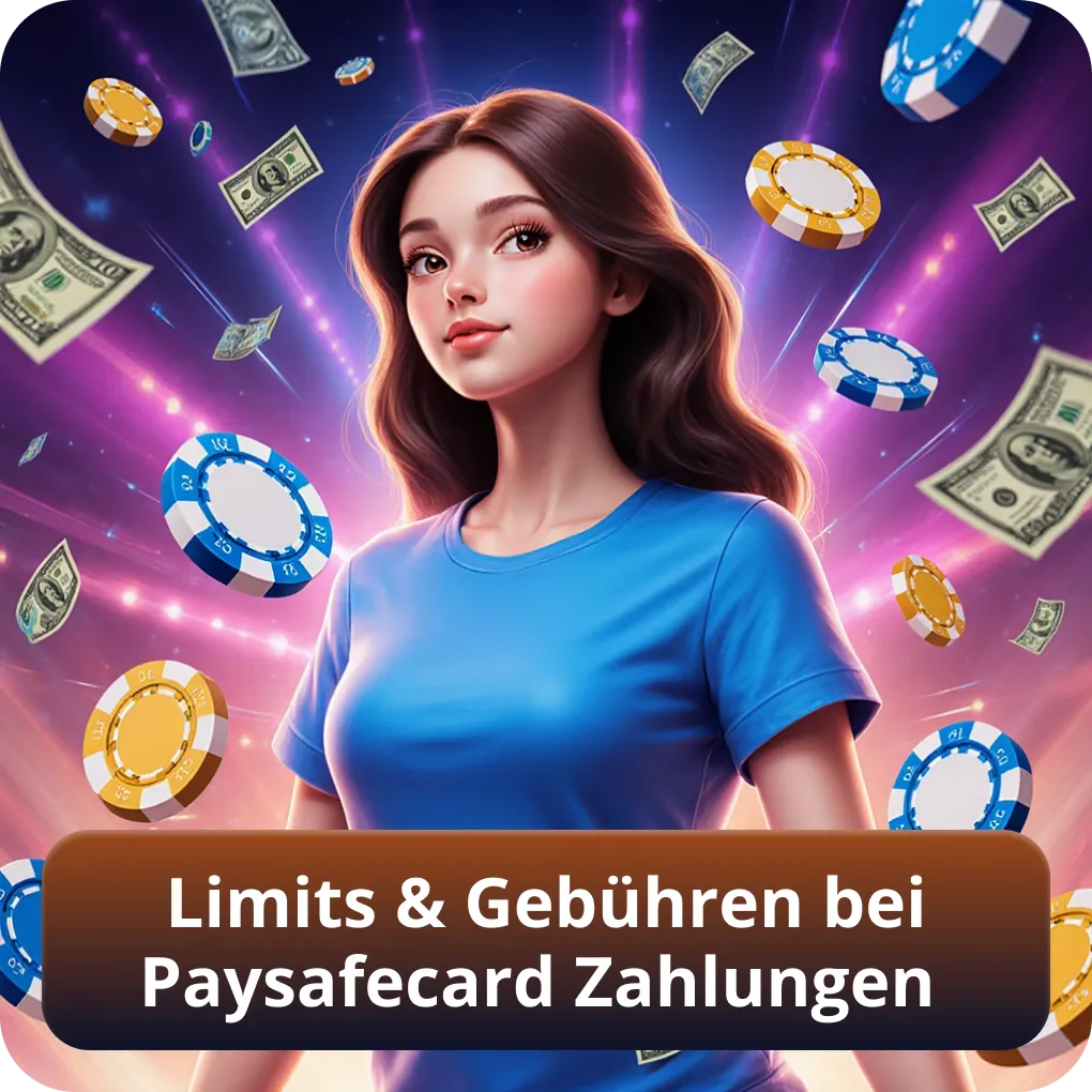 Limits & Gebühren bei Paysafecard Zahlungen