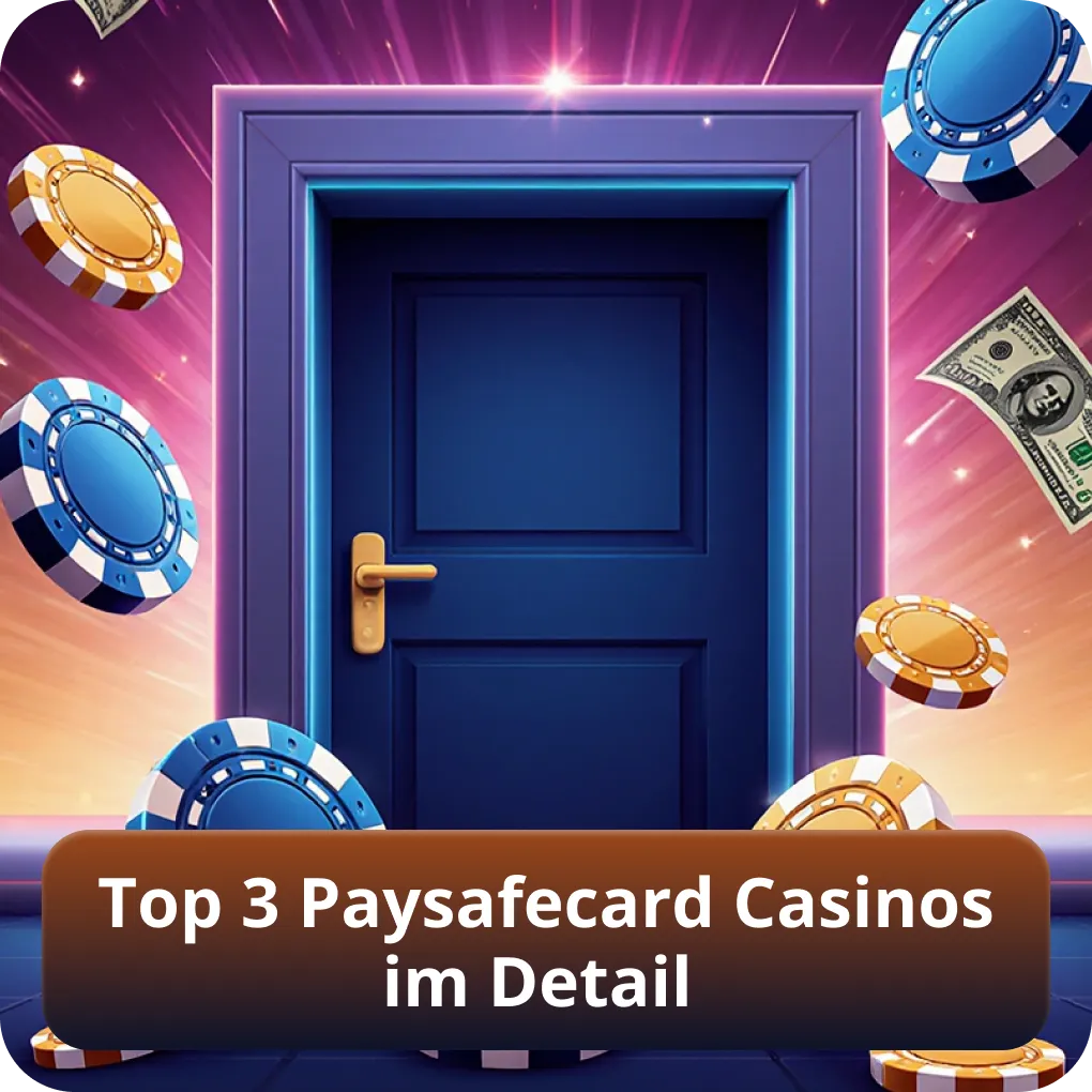 Top 3 Paysafecard Casinos im Detail