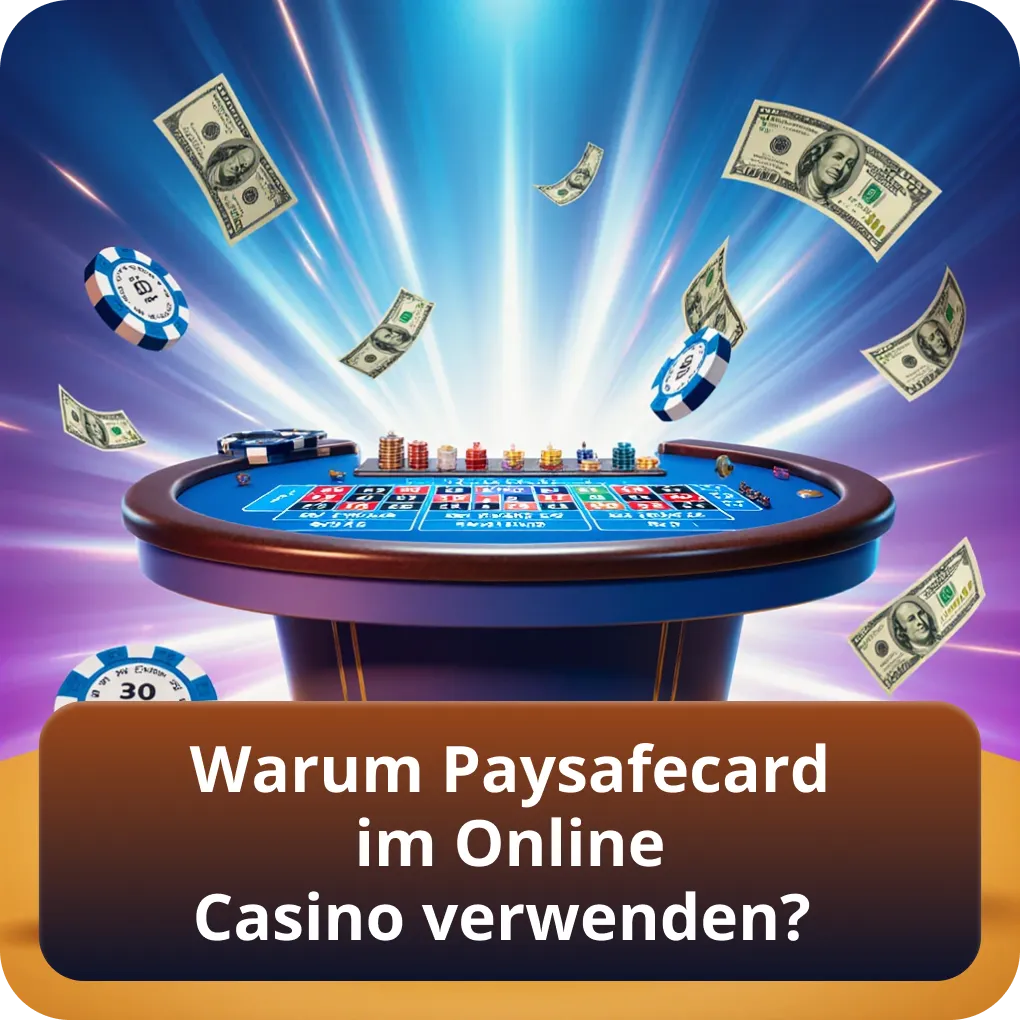 Warum Paysafecard im Online Casino verwenden?